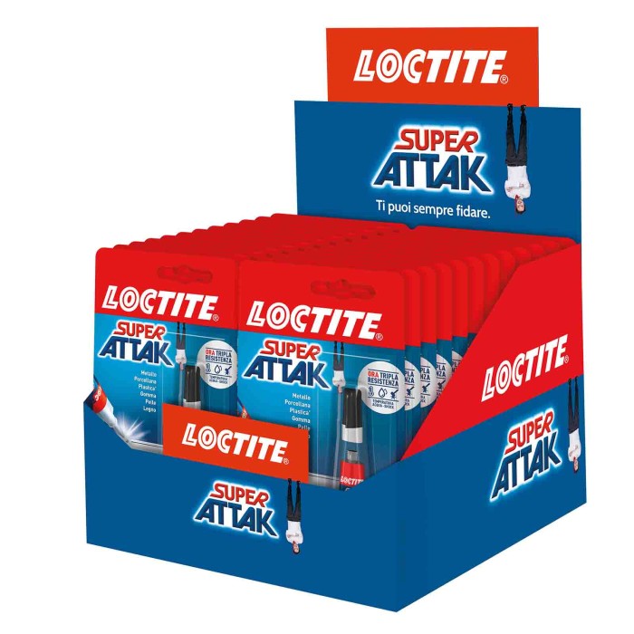 HE2048080D-S-01.JPG Loctite Super Attak Original 3 G Display 24 Pz Adesivi Professionali