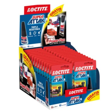 HE2302259D-S-01.JPG Loctite Super Attak Professional 5 5 G Display 24 Pz Adesivi Professionali