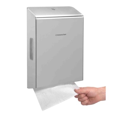 KC7259-S-01.JPG Dispenser In Acciaio Inox Per Asciugamani In Carta Intercalati Con Piega A "z" Dispenser Autoconsumo