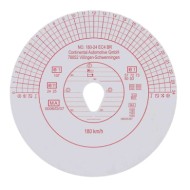 Original Kienzle Set 100 Pz Dischi Tachigrafo Omologati 180 Km/h Portadocumenti Portaoggetti