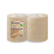 L812140AP-S-01.JPG Carta Igienica Lucart Econatural 360 Jumbo 2 Veli 811 Strappi Conf. 6 Rotoli Ricariche Per Dispenser Autocons