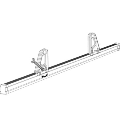 N11001-D-01.JPG K 1 Coppia Fermacarico 11 Cm Accessori Kargo Barre Portatutto Veicoli Commerciali