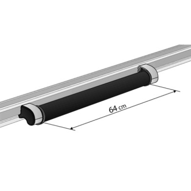 N11030-A-02.JPG Kp 0 Rullo Posteriore 64 Cm Accessori Kargo Plus Barre Portatutto Veicoli Commerciali
