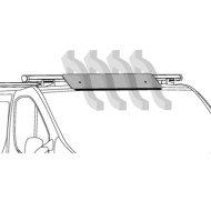 N11053-D-02.JPG K 9 Deflettore Aero Kargo 95 Cm Accessori Kargo Barre Portatutto Veicoli Commerciali