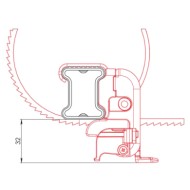 N11065-D-01.JPG U 5 Coppia Cinghie Fermascala Accessori Kargo Barre Portatutto Veicoli Commerciali