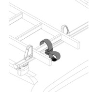 N11065-D-02.JPG U 5 Coppia Cinghie Fermascala Accessori Kargo Barre Portatutto Veicoli Commerciali