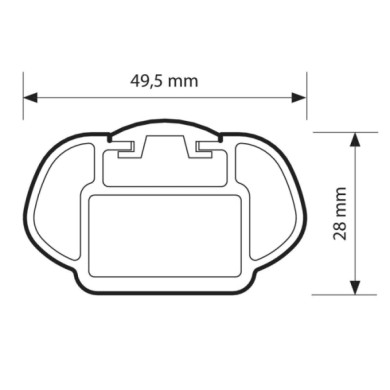 N15036-D-01.JPG Alumia Rail Set Completo Barre Portatutto In Alluminio L Evos Ra A4 Allroad-a6 Allroad Set Barre Alumia Rail