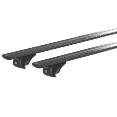 N15092-S-02.JPG Silenzio Black Rail Set Completo Barre Portatutto In Alluminio Xl Evos Ra X5 (e53)-tahoe-grand Voyager Barre Por