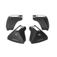 Evos Lp (low Profile) Kit 4 Piedi Con Profilo Basso 500-500c-500e 3p-595-600e 5p Kit Piedi Evos Barre Portatutto Auto