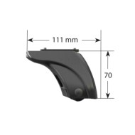 NEUTRO.jpg Evos Lp (low Profile) Kit 4 Piedi Con Profilo Basso 500-500c-500e 3p-595-600e 5p Kit Piedi Evos Barre Portatutto Auto