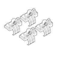 Kit Attacchi C002 Ford Fiesta 3p Attacchi Tetto Barre Portatutto Auto