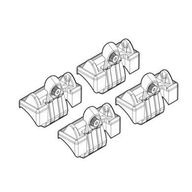 N21010-A-01.JPG Kit Attacchi C010 Audi A3 3p Attacchi Tetto Barre Portatutto Auto