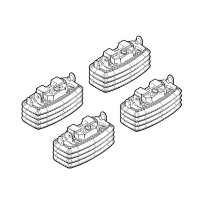 N21012-A-01.JPG Kit Attacchi C012 Fiat Multipla Attacchi Tetto Barre Portatutto Auto