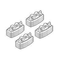Kit Attacchi C012 Fiat Multipla Attacchi Tetto Barre Portatutto Auto