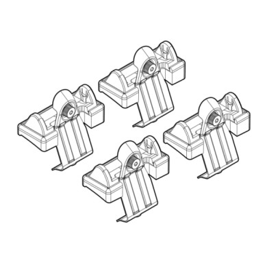 N21017-A-01.JPG Kit Attacchi C017 Alfa Romeo 147 3p-147 5p Attacchi Tetto Barre Portatutto Auto