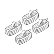 N21020-A-01.JPG Kit Attacchi C020 Idea-musa Attacchi Tetto Barre Portatutto Auto