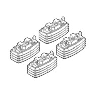 Kit Attacchi C027 Cee'd 5p-3 4p-3 5p-6 4p Attacchi Tetto Barre Portatutto Auto