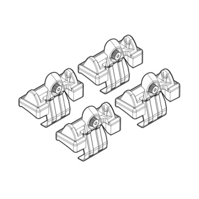 N21035-A-01.JPG Kit Attacchi C035 Audi A6 4p Attacchi Tetto Barre Portatutto Auto