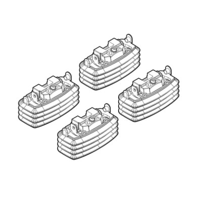 N21037-A-01.JPG Kit Attacchi C037 Mercedes Classe A 3p-classe A 5p-classe B-classe R-classe R Long Attacchi Tetto Barre Portatut