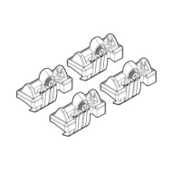 N21038-A-01.JPG Kit Attacchi C038 Volvo S40 Attacchi Tetto Barre Portatutto Auto