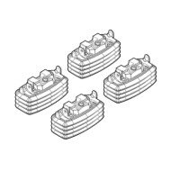 Kit Attacchi C043 Citroen C4 3p-c4 5p Attacchi Tetto Barre Portatutto Auto