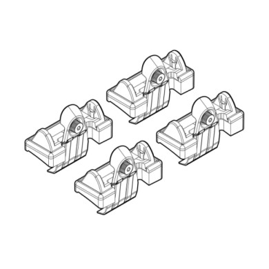 N21045-A-01.JPG Kit Attacchi C045 Seat Altea-toledo Attacchi Tetto Barre Portatutto Auto