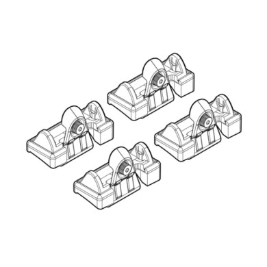 N21050-A-01.JPG Kit Attacchi C050 Volkswagen Passat 4p Attacchi Tetto Barre Portatutto Auto