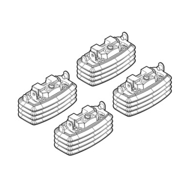 N21059-A-01.JPG Kit Attacchi C059 Serie 1 (e81)-serie 1 (e87) Attacchi Tetto Barre Portatutto Auto