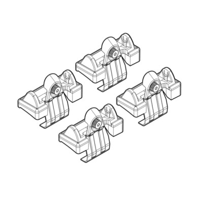 N21062-A-01.JPG Kit Attacchi C062 Fiat Bravo Attacchi Tetto Barre Portatutto Auto