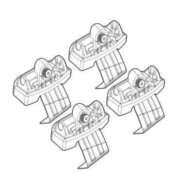 NEUTRO.jpg Kit Attacchi C121 Audi A1 3p-a1 Sportback Attacchi Tetto Barre Portatutto Auto