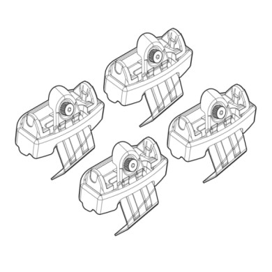 N21126-A-01.JPG Kit Attacchi C126 Volvo V40 Attacchi Tetto Barre Portatutto Auto