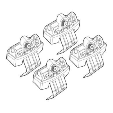 N21128-A-01.JPG Kit Attacchi C128 Citroen C4 5p Attacchi Tetto Barre Portatutto Auto