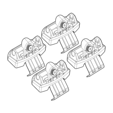 N21131-A-01.JPG Kit Attacchi C131 Nissan Juke Attacchi Tetto Barre Portatutto Auto