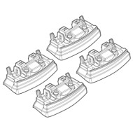 Kit Attacchi C137 Renault Koleos Attacchi Tetto Barre Portatutto Auto