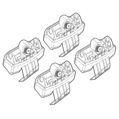 N21138-A-01.JPG Kit Attacchi C138 Audi A3 3p-a3 Sportback Attacchi Tetto Barre Portatutto Auto