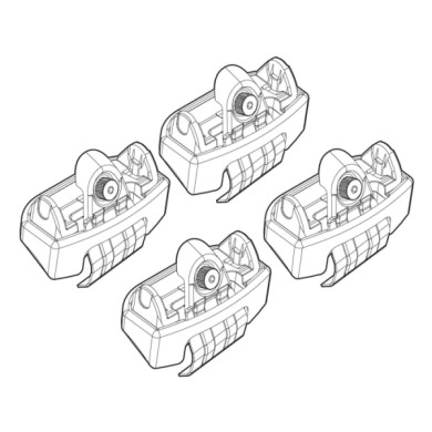 N21141-A-01.JPG Kit Attacchi C141 Ford Fiesta 3p-fiesta 5p Attacchi Tetto Barre Portatutto Auto