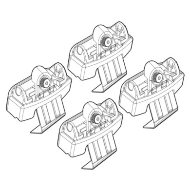 N21143-A-01.JPG Kit Attacchi C143 Seat Ibiza 5p Attacchi Tetto Barre Portatutto Auto