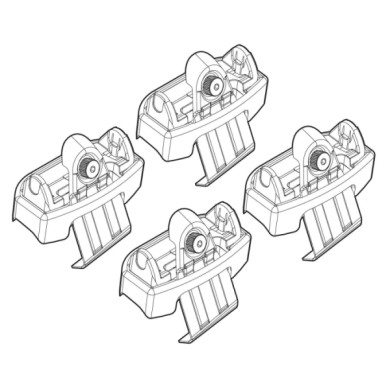 N21146-A-01.JPG Kit Attacchi C146 Hyundai Ix20 Attacchi Tetto Barre Portatutto Auto