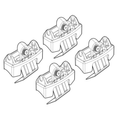 N21150-A-01.JPG Kit Attacchi C150 Peugeot 308 5p-308 Sw Attacchi Tetto Barre Portatutto Auto