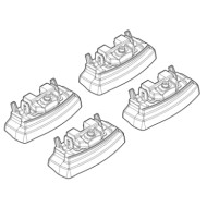 Kit Attacchi C155 C4 Aircross-asx-4008 Attacchi Tetto Barre Portatutto Auto