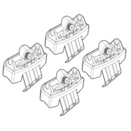 N21162-A-01.JPG Kit Attacchi C162 Fiat Freemont Attacchi Tetto Barre Portatutto Auto