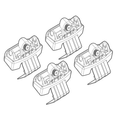 N21166-A-01.JPG Kit Attacchi C166 Kia Venga Attacchi Tetto Barre Portatutto Auto