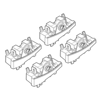N21170-A-01.JPG Kit Attacchi C170 Opel Corsa D 3p-corsa D 5p-corsa E 3p-corsa E 5p Attacchi Tetto Barre Portatutto Auto