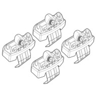 Kit Attacchi C183 Audi A4 4p Attacchi Tetto Barre Portatutto Auto