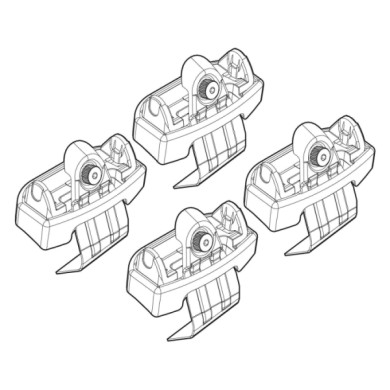 N21185-A-01.JPG Kit Attacchi C185 Fiat Tipo 4p-tipo 5p Attacchi Tetto Barre Portatutto Auto