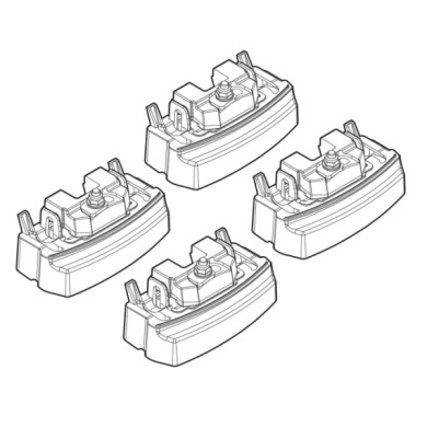 N21187-A-01.JPG Kit Attacchi C187 Mercedes Cla 4p Attacchi Tetto Barre Portatutto Auto