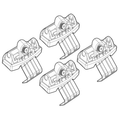N21191-A-01.JPG Kit Attacchi C191 Land Rover Discovery Sport 5p Attacchi Tetto Barre Portatutto Auto