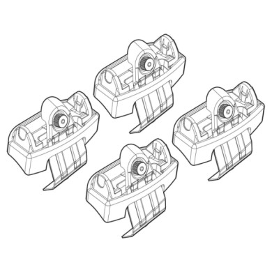 N21194-A-01.JPG Kit Attacchi C194 Audi A6 4p Attacchi Tetto Barre Portatutto Auto