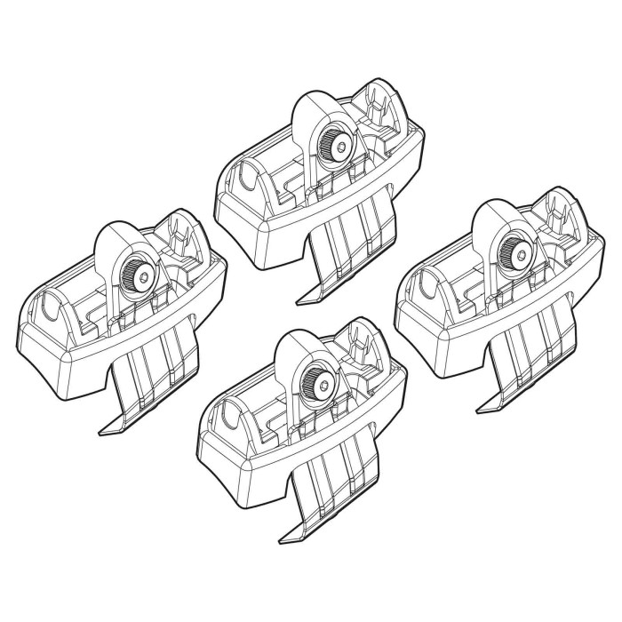 N21194-A-01.JPG Kit Attacchi C194 Audi A6 4p Attacchi Tetto Barre Portatutto Auto