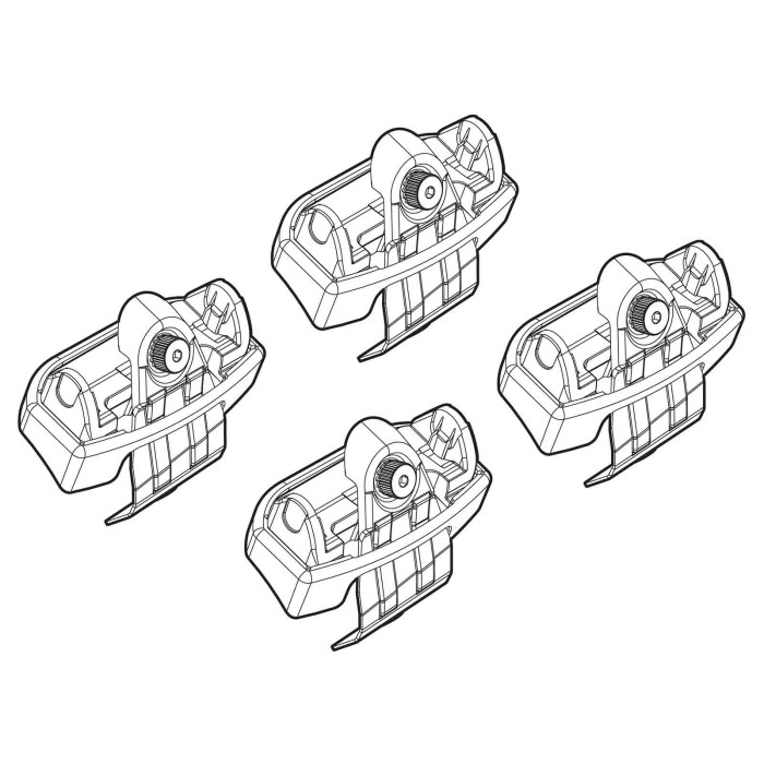 N21202-A-01.JPG Kit Attacchi C202 Citroen C3 Attacchi Tetto Barre Portatutto Auto
